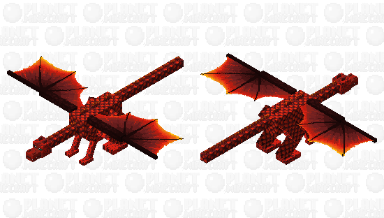 Fire dragon (Nether) Minecraft Skin