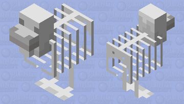 Skeleton chick Minecraft Mob Skin