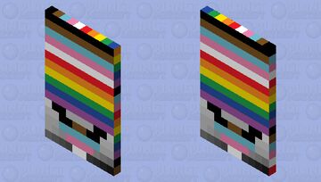 DAY 18 OFPRIDE! 11 STRIPE PRIDE FLAG! Minecraft Mob Skin
