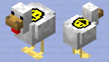 chicken with smiley face(made it for fun) Minecraft Mob Skin