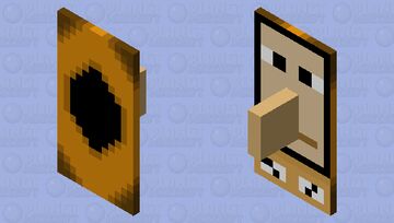 YU-GI-OH Shield Villager monster card Minecraft Mob Skin