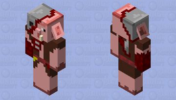 custom zombie pigman Minecraft Mob Skin