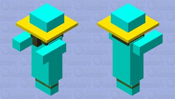 Dimond armor zombie villager Minecraft Mob Skin