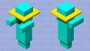 Dimond armor zombie villager Minecraft Mob Skin