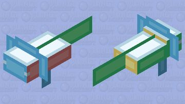 BlockBench Axolotl Minecraft Mob Skin