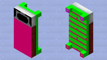 colour bed Minecraft Mob Skin