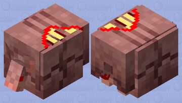Half-Eaten Armadillo Minecraft Mob Skin