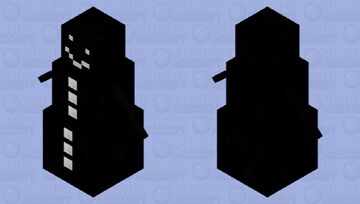 Dark snow golem (prestonplayz myth) Minecraft Mob Skin