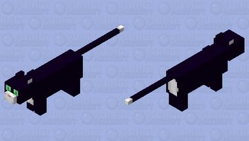 Updated minecraft Tuxedo cat skin Minecraft Mob Skin