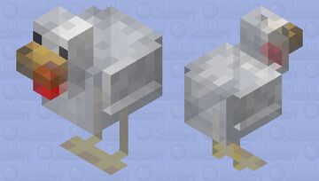 Transparent chicken? Minecraft Mob Skin