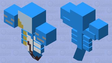 Zombie Mario Minecraft Mob Skin