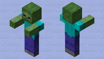 [BEDROCK] Zombie from A Minecraft Movie Minecraft Mob Skin