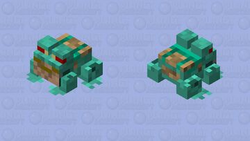 Warped Frog. Minecraft Mob Skin