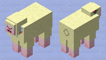Vanilla Icing (Strawberry Shortcake) Minecraft Mob Skin