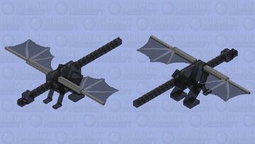 Transparent dragon Minecraft Mob Skin
