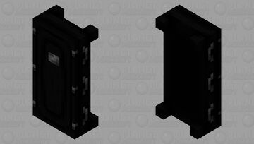 Black Coffin - Bed Minecraft Mob Skin