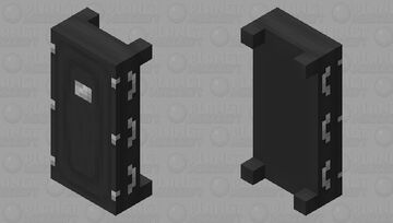 Gray Coffin - Bed Minecraft Mob Skin