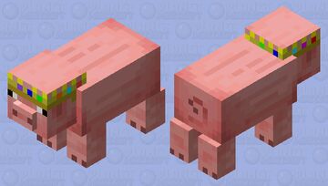Pig Technoblade Minecraft Mob Skin