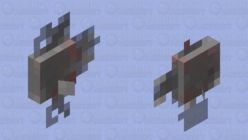 Undead fish Minecraft Mob Skin