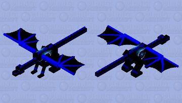 Versatile Electric Dragon Minecraft Mob Skin