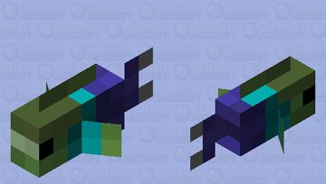 Zombie Tropical Fish (A) Minecraft Mob Skin