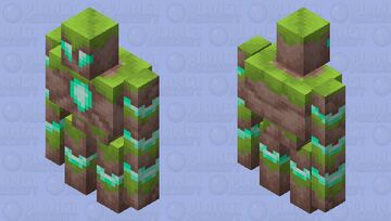 Mythical Forest Golem Minecraft Mob Skin