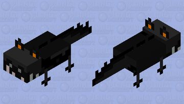 black crocodile Minecraft Mob Skin