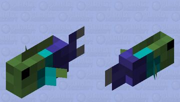 Zombie Tropical Fish (B) Minecraft Mob Skin
