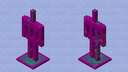 Purple armor stand with ivy Minecraft Mob Skin