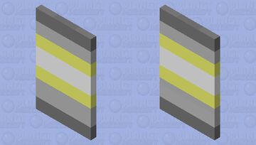 PRIDE DAY 28 DEMIGENDER CAPE! Minecraft Mob Skin