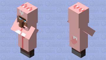 Pinky heart pjs Minecraft Mob Skin