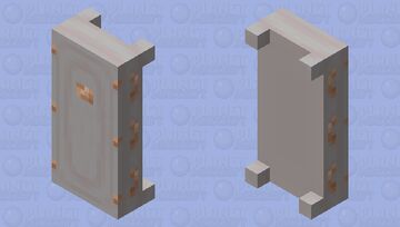 White Coffin - Bed Minecraft Mob Skin