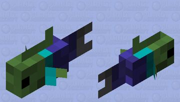 Zombie Tropical Fish (D) Minecraft Mob Skin