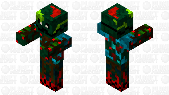 plant infested zombie phase 6 Minecraft Skin