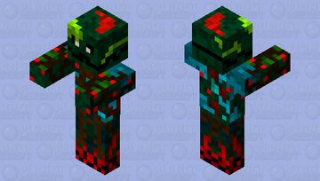 plant infested zombie phase 6 Minecraft Mob Skin