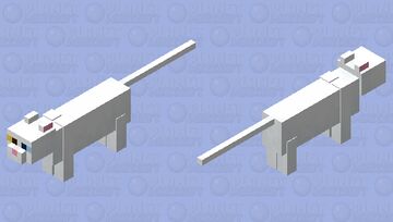 Minecraft Reworked - Cat (White) Minecraft Mob Skin