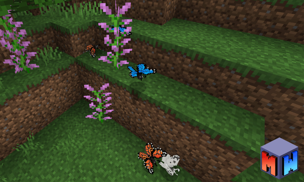 Butterfly AddOn (Bedrock) Minecraft Mod
