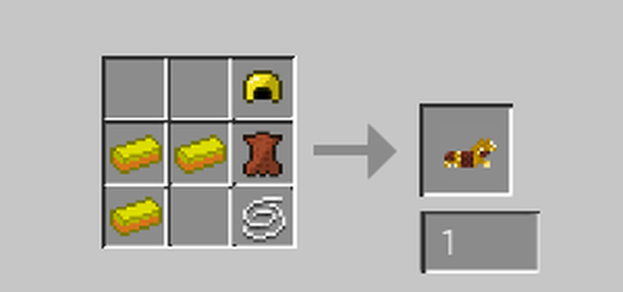 IHasFins' Craftable Uncraftables Horse Armor (Unreleased) Minecraft Mod