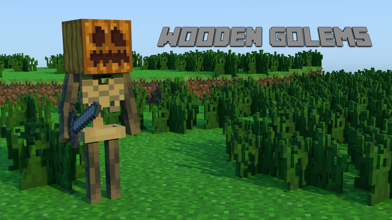 Wooden Golems (1.14.4) Minecraft Mod