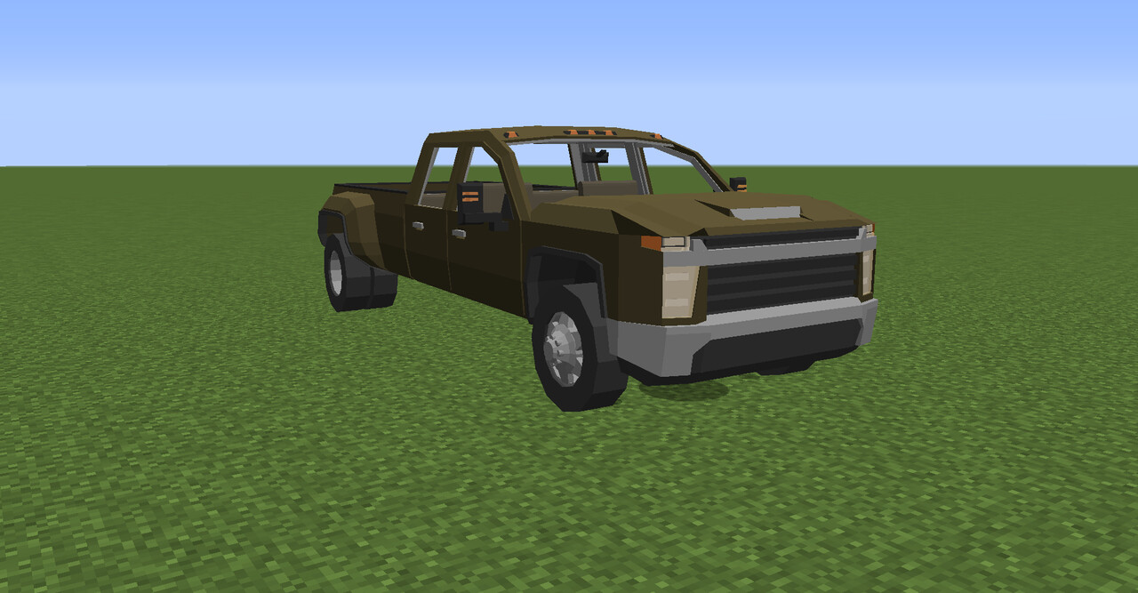 Heavy Truck Pack FVTM Addon. Pickups + Trailer in Minecraft. [1.12.2