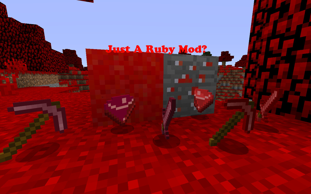 Just A Ruby Mod? 1.14.4 Minecraft Mod