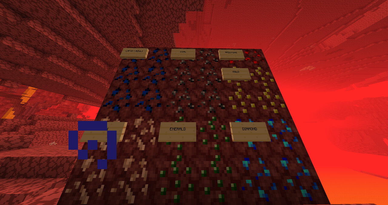 Nether Ores all overworld ores in the nether! Minecraft Mod