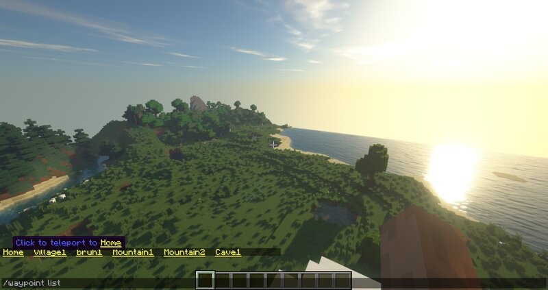Waypointz Minecraft Mod