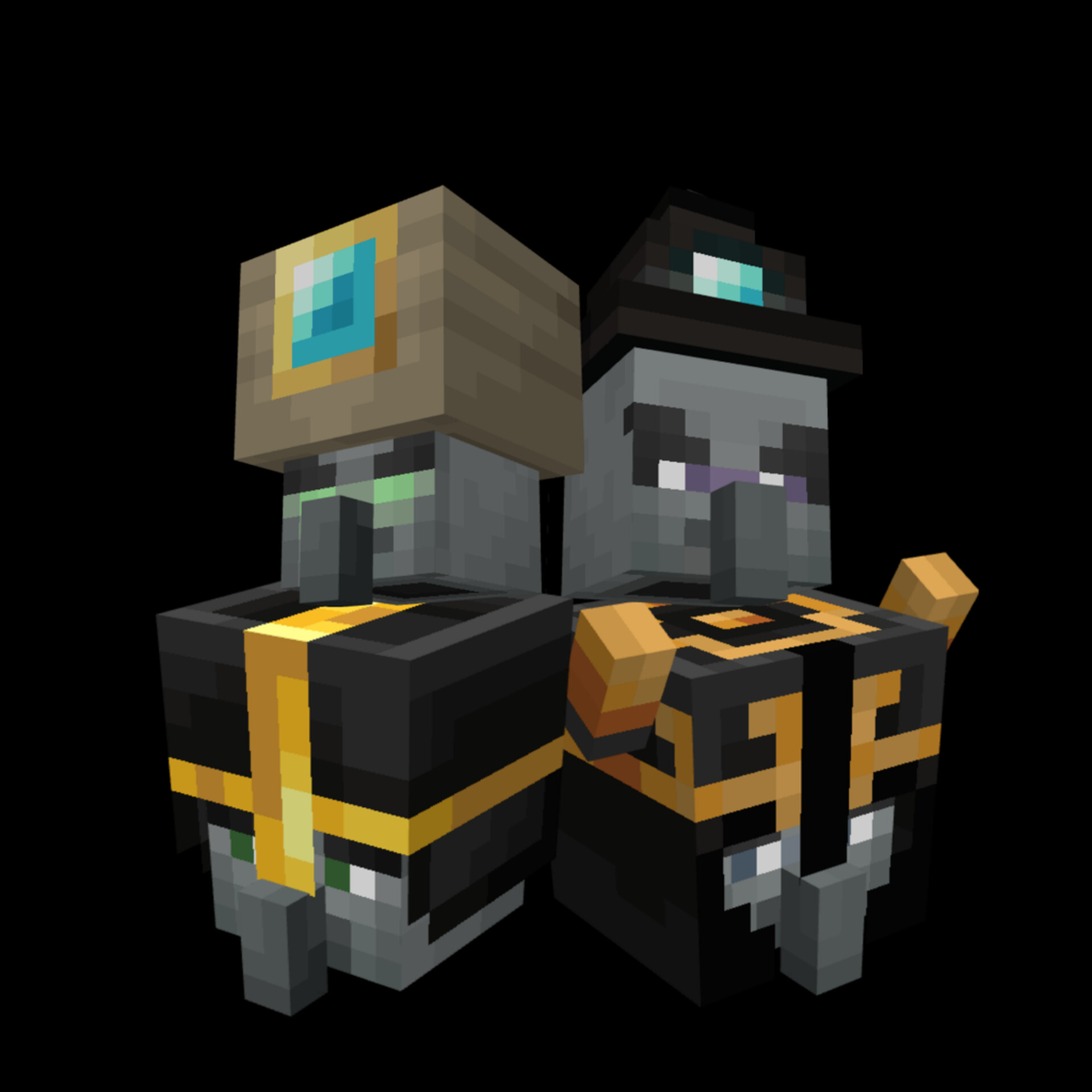 New Illagers And Villagers Update(For Bedrock) Minecraft Mod