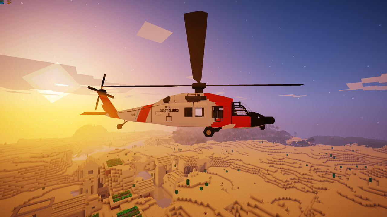 MCheli MH60J/Jayhawk Minecraft Mod