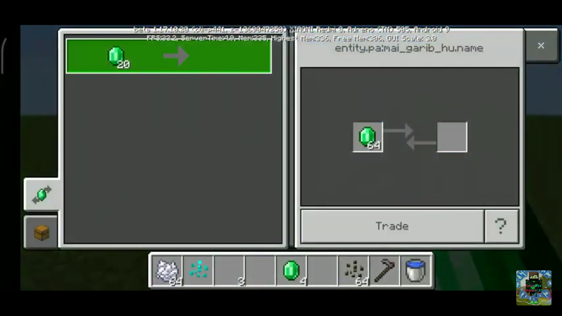 Growing diamonds addon for Minecraft pocket edition Minecraft Mod