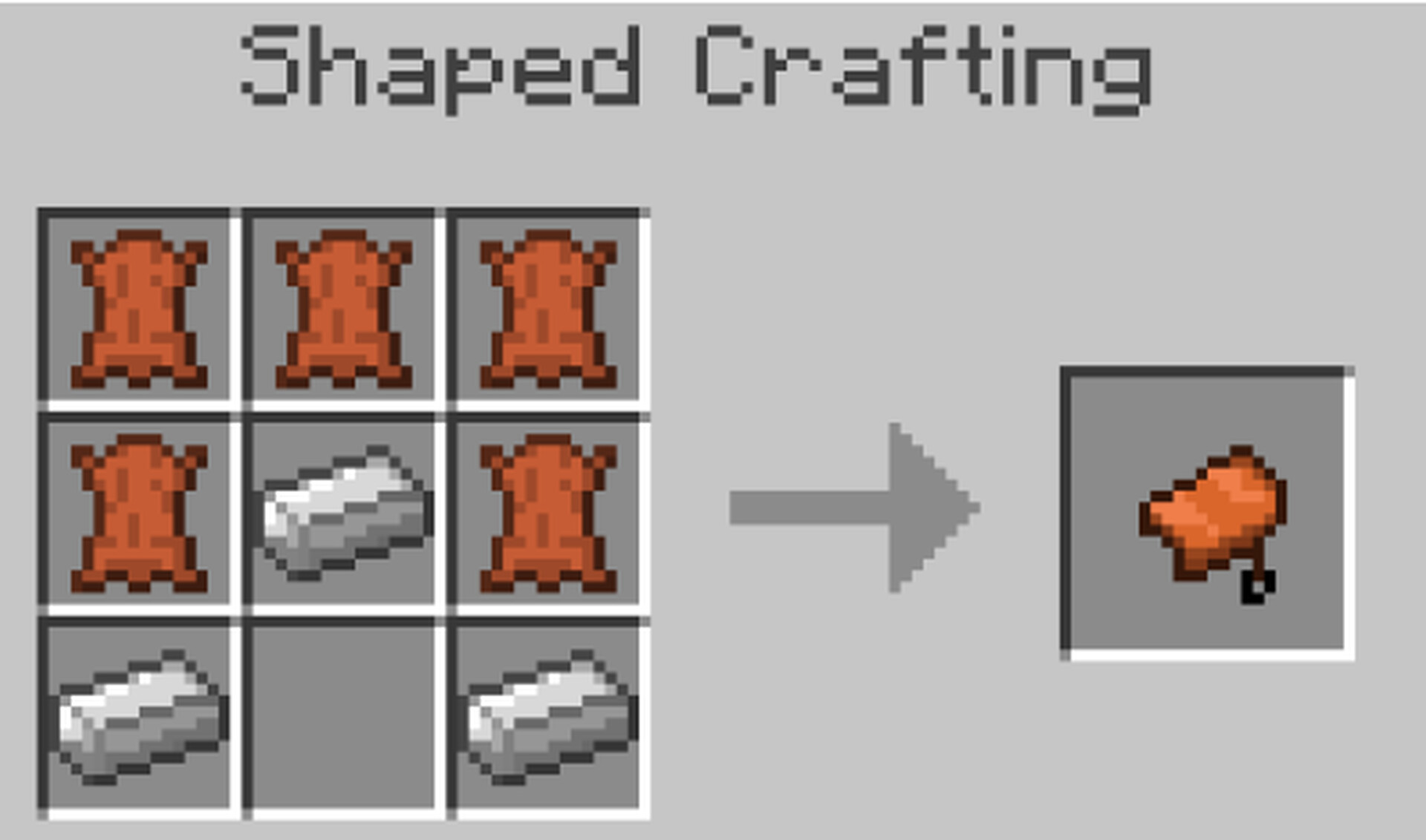 Craftable Horse Armour & Saddle Minecraft Mod