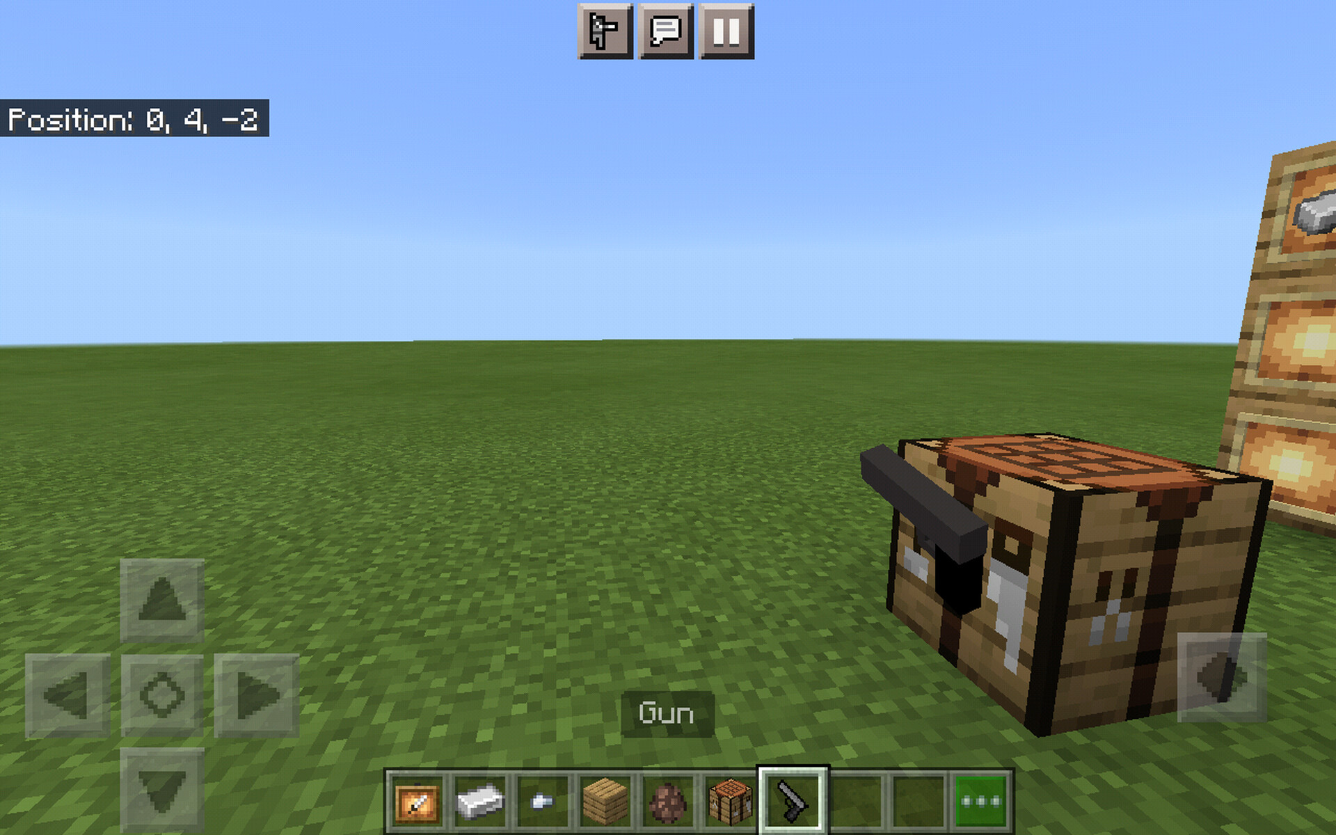 Gun addon by darkmazeblox. [Bedrock edition] Minecraft Mod