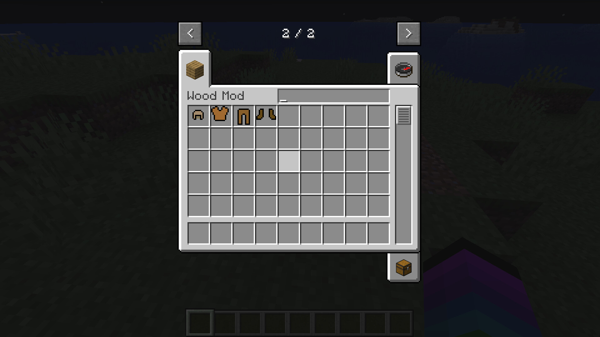 Wood Armor Minecraft Mod