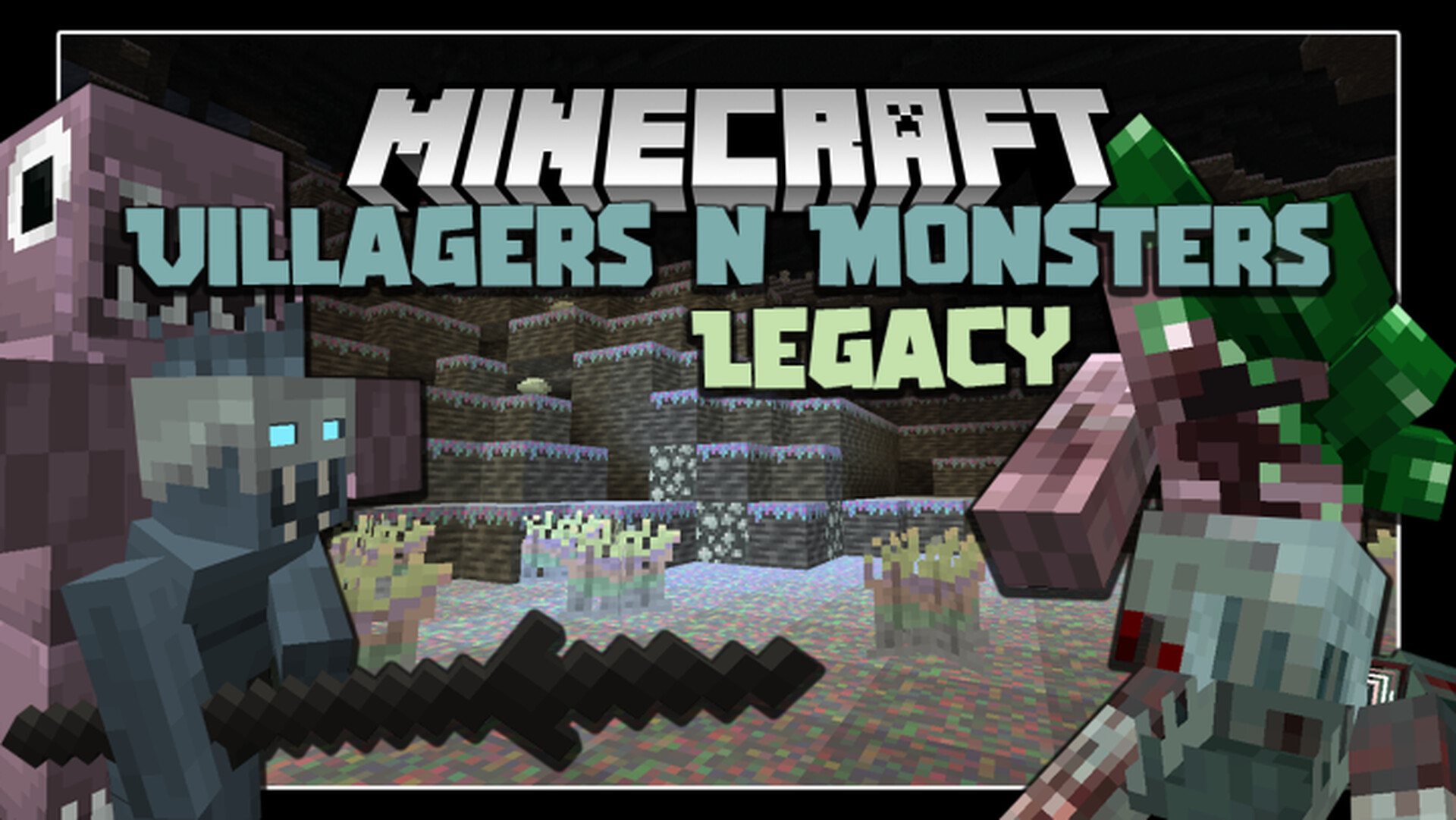 Villagers And Monsters Legacy Minecraft Mod